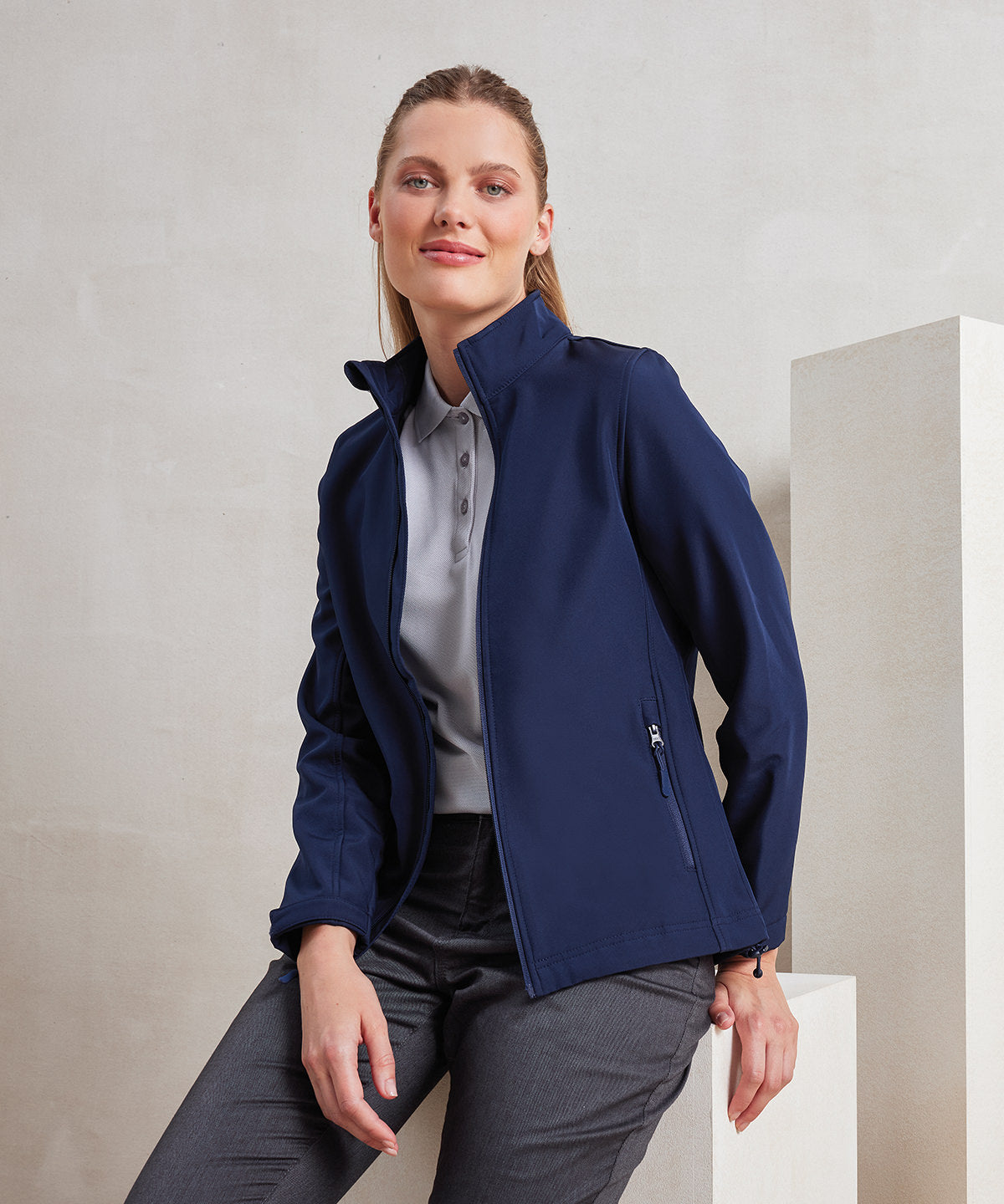Women's windbreaker softshell jacket - PR812